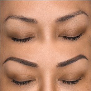 כרטיס ביקור דיגטלי ויקטוריה ריס - טיפול גבות לפני ואחרי